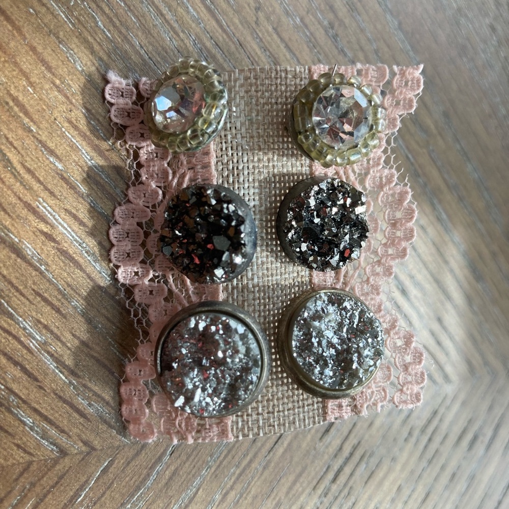 Druzy earrings